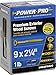 Power Pro Premium Exterior Wood Screws, #9 x 2-1/4