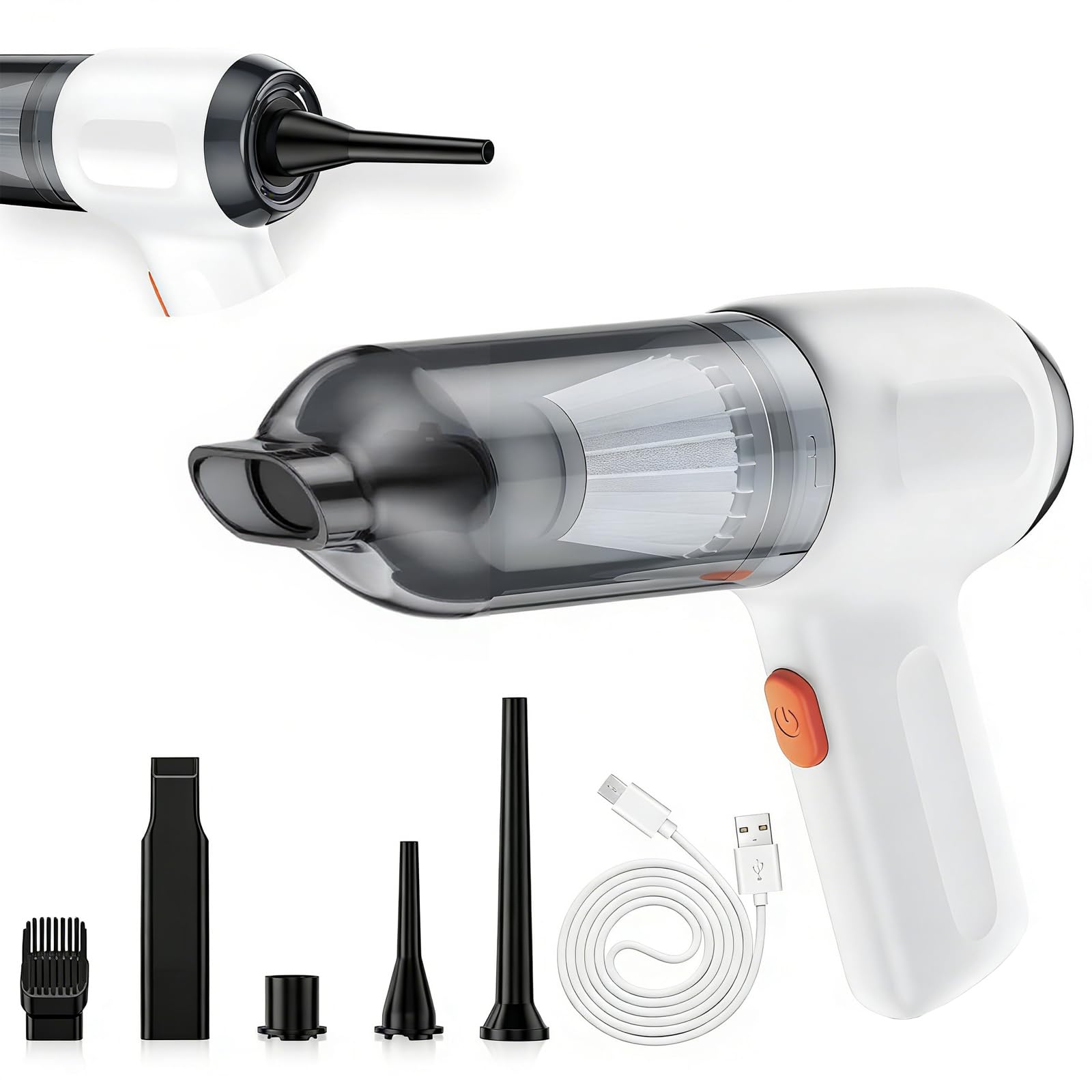 Photo 1 of **MISSING PARTS**
Fanisic Car Vacuum Handheld Vacuum Cleaner/Air Duster, 15000PA Strong Suction with Brushless Motor, Rechargeable Dust Buster/Hand Pump Low Noise for Car Detailing Home Office Cleaning