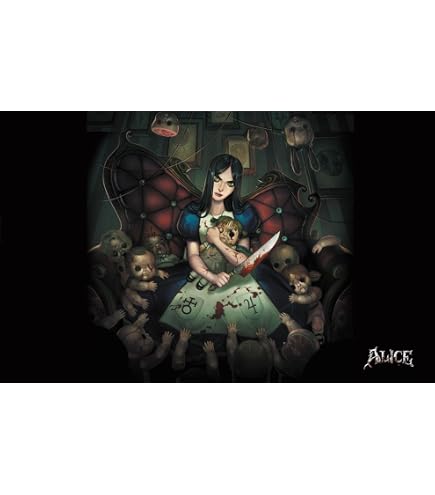 Amazon.com: JIONK Anime Alice Madness Returns Poster HD HOME WALL