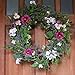 The Wreath Depot Windsor Silk Spring and Summer Door Wreath 24 Inch, White Storage Gift Box Included