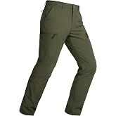 MAGCOMSEN Men's Hiking Pants 6 Pockets,Water Resistant Ripstop Outdoor Pants,Lightweight Quick Dry Fishing Work Pants