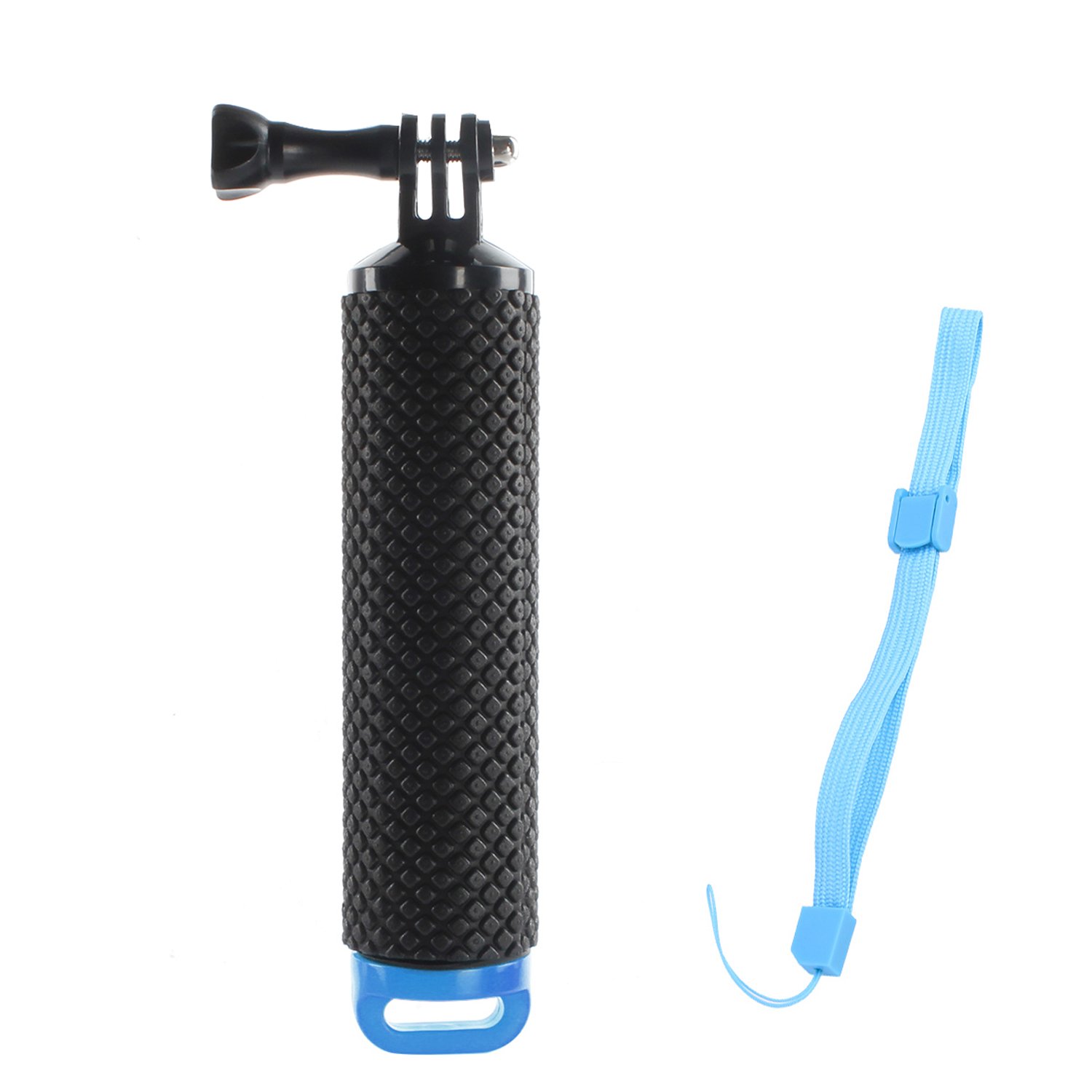Geila Waterproof Floating Hand Grip Tripod Stick Handle Mount Accessories Water Sport Pole with Thumb Screw and Adjustable Wrist Strap