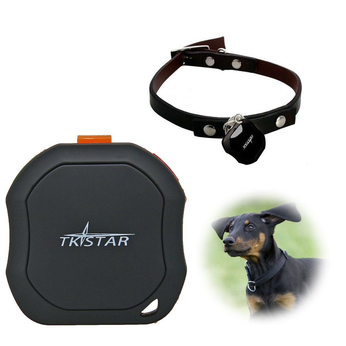 TKSTAR GPS Tracker GSM GPS Portable Etanche IPX-6 pour voiture avec Geo