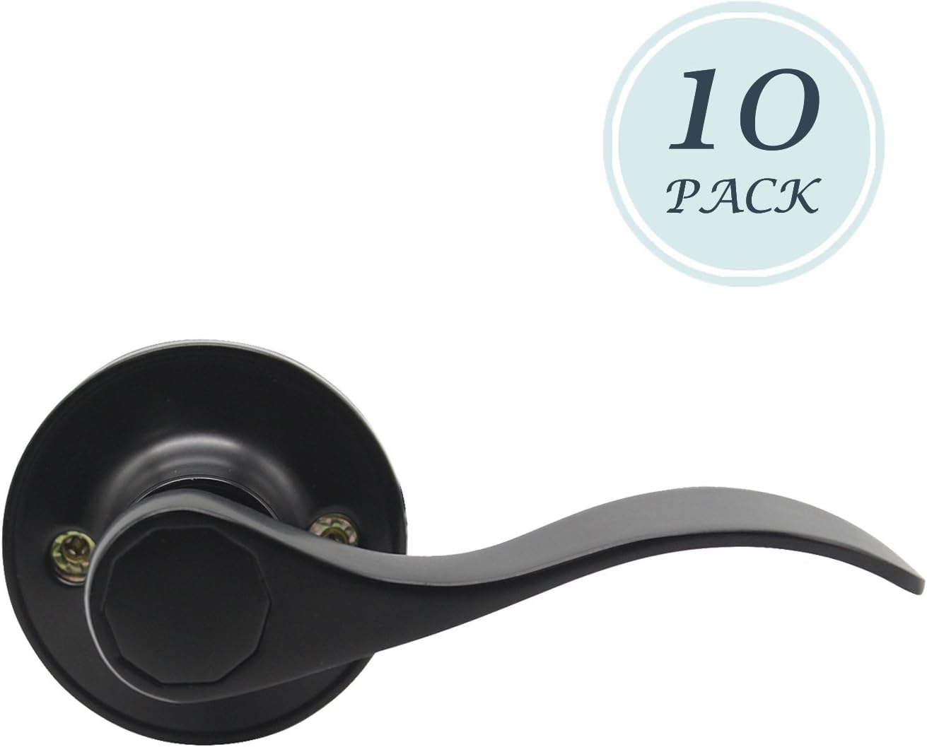Dummy Door Levers Matte Black Finish Dummy Door Knobs, Classic Dummy