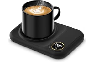 Zonopy Coffee Mug Warmer, 3-Temp Settings Coffee Mug Warmer for Desk, Plug in USB Candle Warmer, 45°C / 55°C / 65°C Electric 