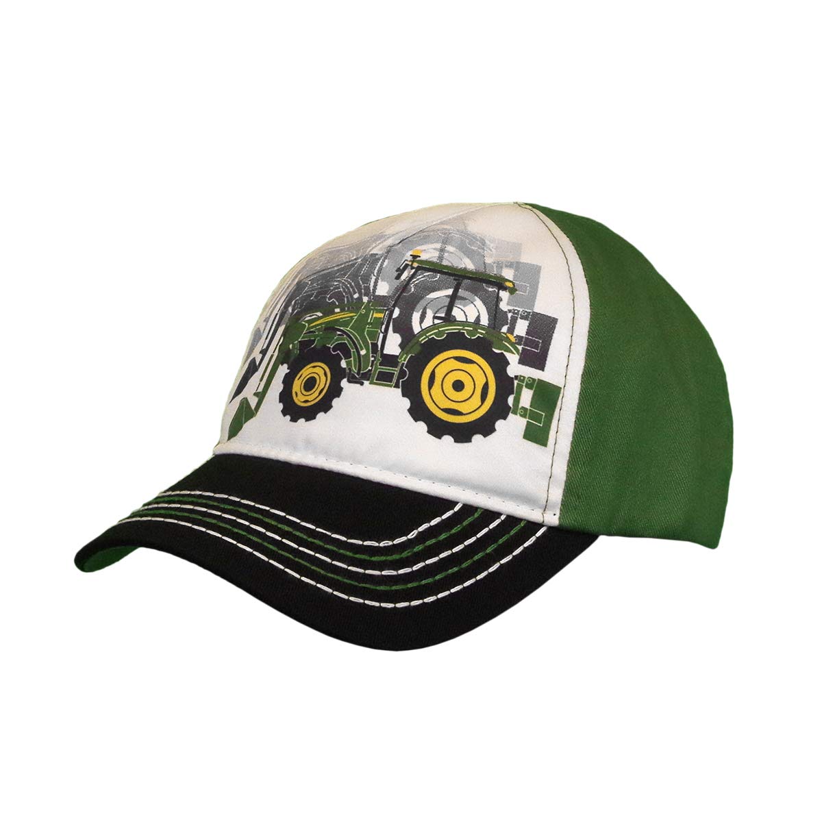 John Deere Kids Tractor Scene Twill Hat, Green