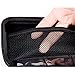 Hard Drive Case Saygoer 2.5 Inch Portable Travel Organizer Shockproof Electronics Cables Accessories Organizer EVA, Black