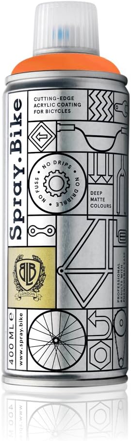 Spray.Bike Fluorescent Collection Fluorescent Orange, 400 ml (Pack of 1)