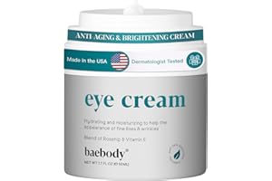 Baebody Critically Acclaimed Eye Cream - Anti Aging Under Eye Cream for Dark Circles - Moisturizing Eye Cream for Puffiness and Bags Under Eyes - Day & Night Eye Cream, 1.7 oz