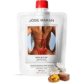Josie Maran Golden Hour Whipped Argan Oil Body Butter, Refill, 13.5 fl oz | Skin-Firming Body Cream, Shea &amp; Avocado-Infused, Essential Fatty Acids, Radiance-Boosting, Self-Care Moisturizer for Dry Skin