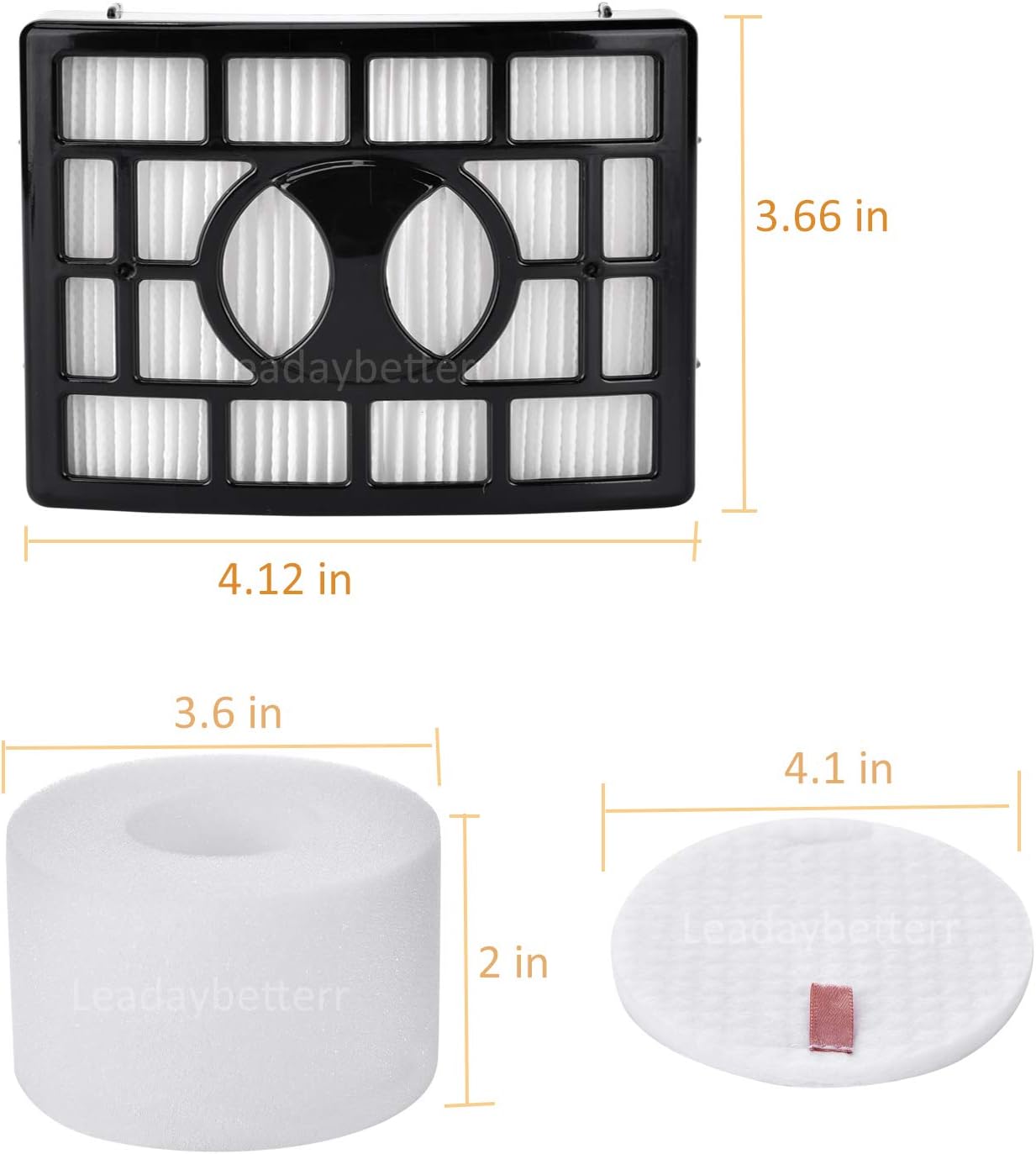 Leadaybetter NV801ukt filter for Shark Rotator Powered Lift Away Speed Vacuum NZ801ukt NV680, NV681, NV682, NV683 - Image 3