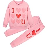 Little Girls Unicorn Outfits 2 Piece Kids Ruffle Sleeve Sweatshirt + Leggings Fall Leopard Clothing Sets 2-10 Years Old