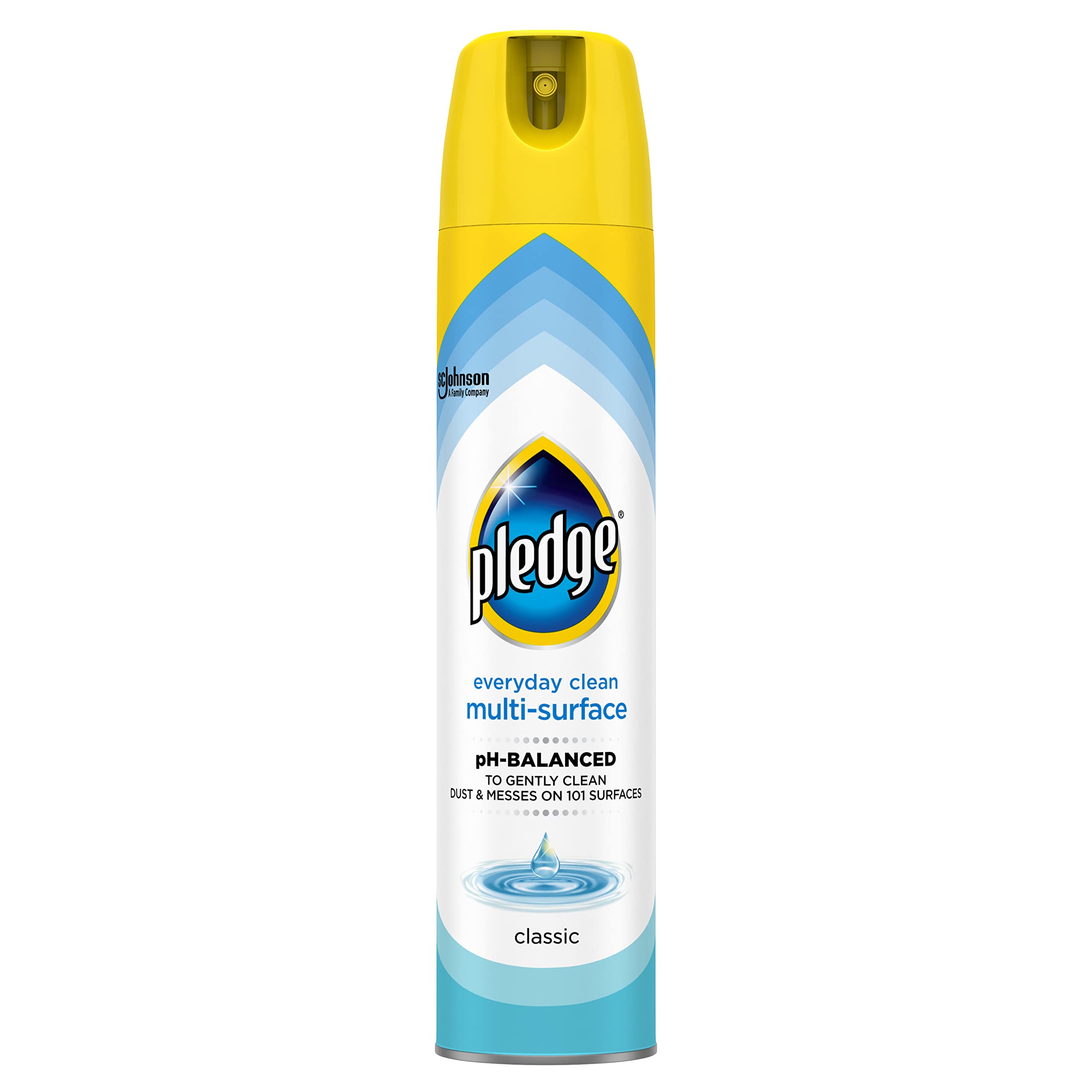 Pledge Clean It Multisurface Polish Cleaner Classic 250ml, Pack of 12