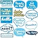 Baby Shower Boy Photo Booth Props - 53 Pieces - Baby Shower Decorations, Gifts, Favors and Supplies for Boy - Pregnancy Announcement - Gender Reveal Party