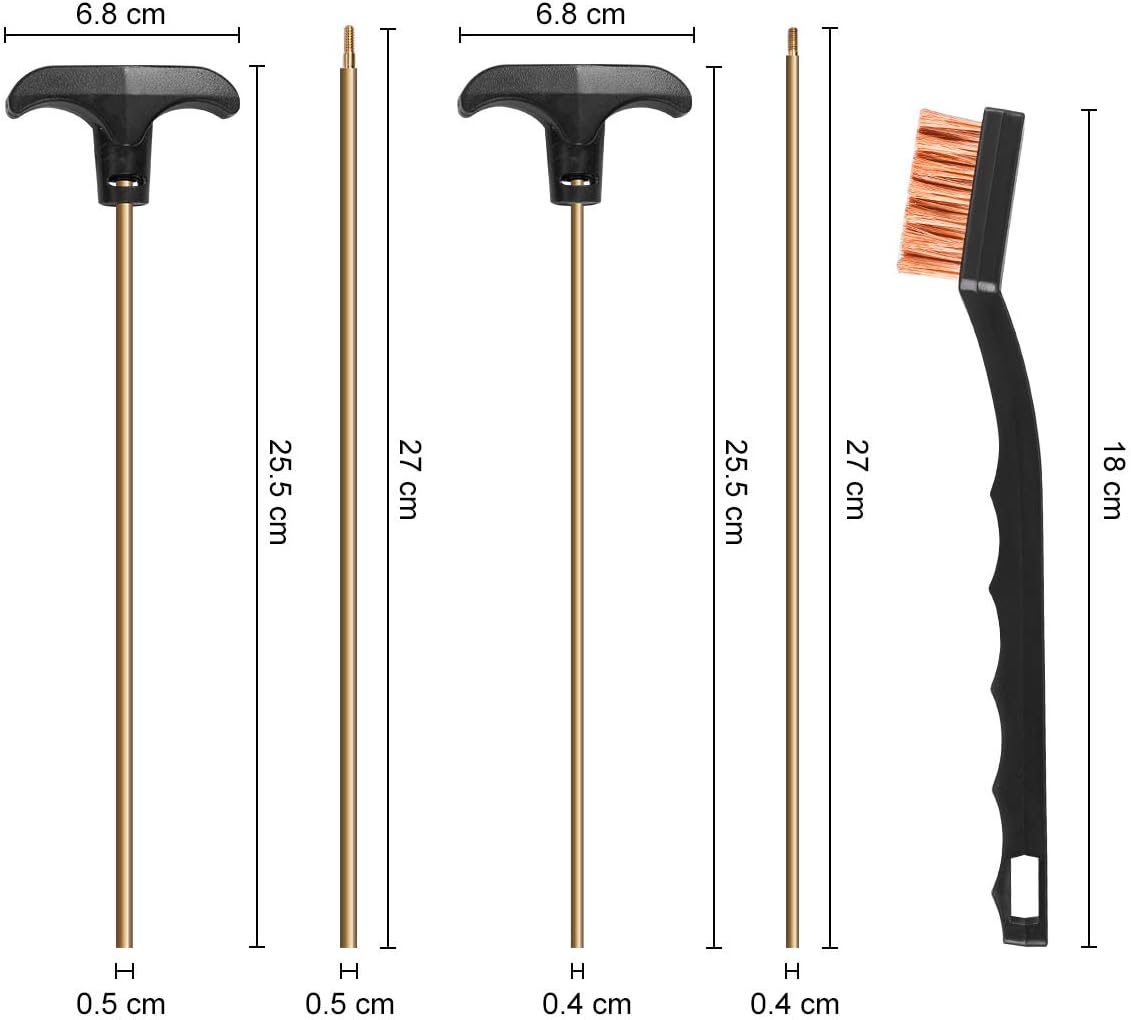 Gogoku Universal Gun Cleaning Kit Gun Brush Hunting Rifle Pistol Shotgun Cleaning Kit Universal Supplies with Carrying Case : Sports & Outdoors