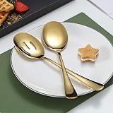 Kyraton Titanium Plating Serving Set 4 Pieces Spoons Slotted Spoons view 6