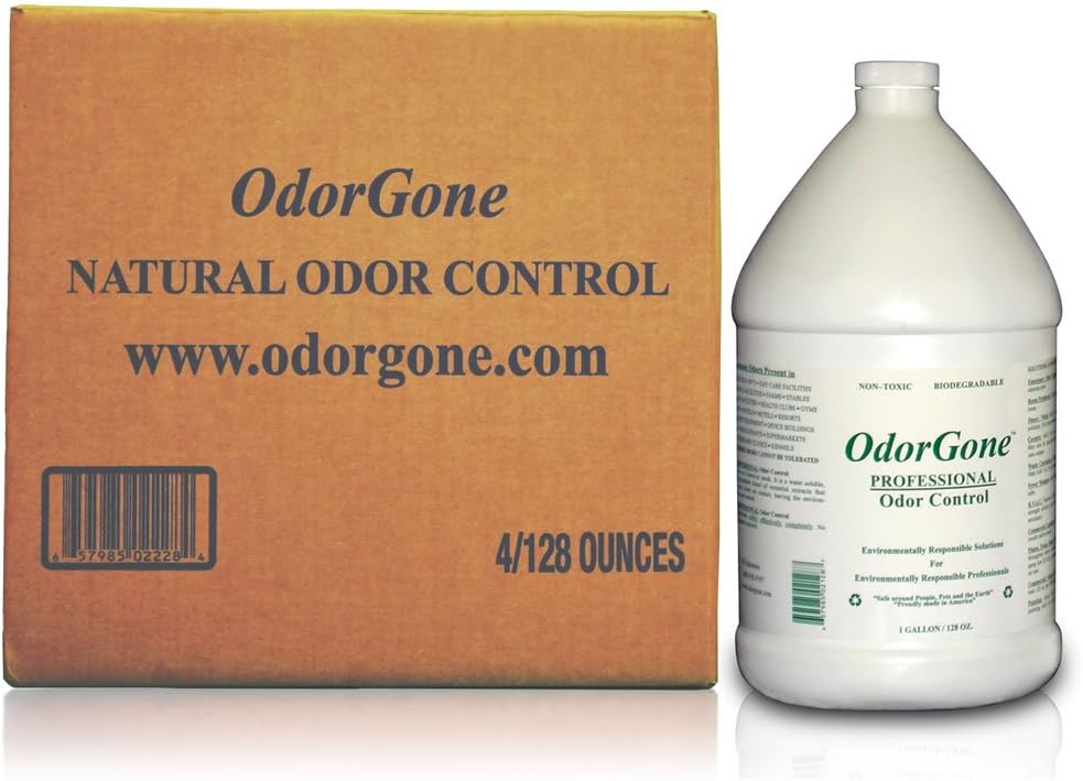 OdorGone Professional Odor Neutralizer 1 Gallon 4 Case
