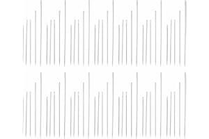 Mobestech 150Pcs Stainless Steel Sewing Needles Bulk Set with Assorted Sizes for Hand Embroidery, Quilting,