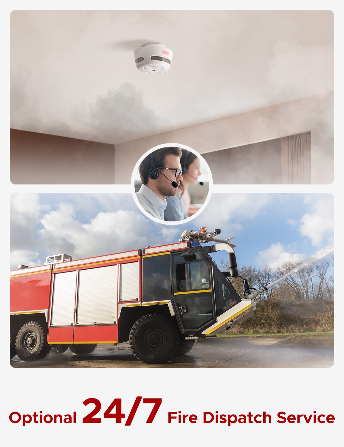 X-Sense Smart Smoke Detector Fire Alarm with Replaceable Battery, Wi-Fi Smoke Detector, Real-Time App Notifications, XS01-WX, 1-Pack