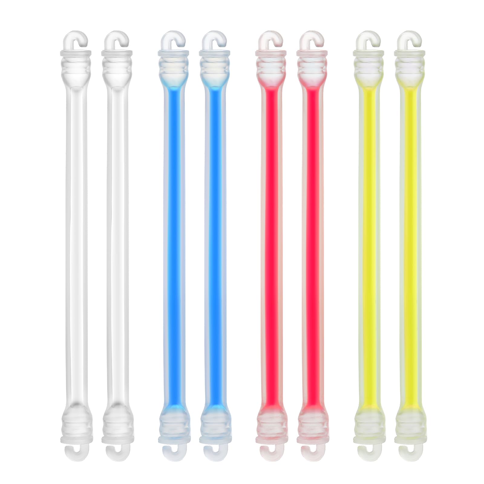 Qianyu 8 Pcs Tennis Vibration Dampeners Silicone Tennis Racket Reduce Vibration Long Tennis Racquet Vibration Dampener Racquet Accessories Racquet String Damping for Tennis Player Sport Favor