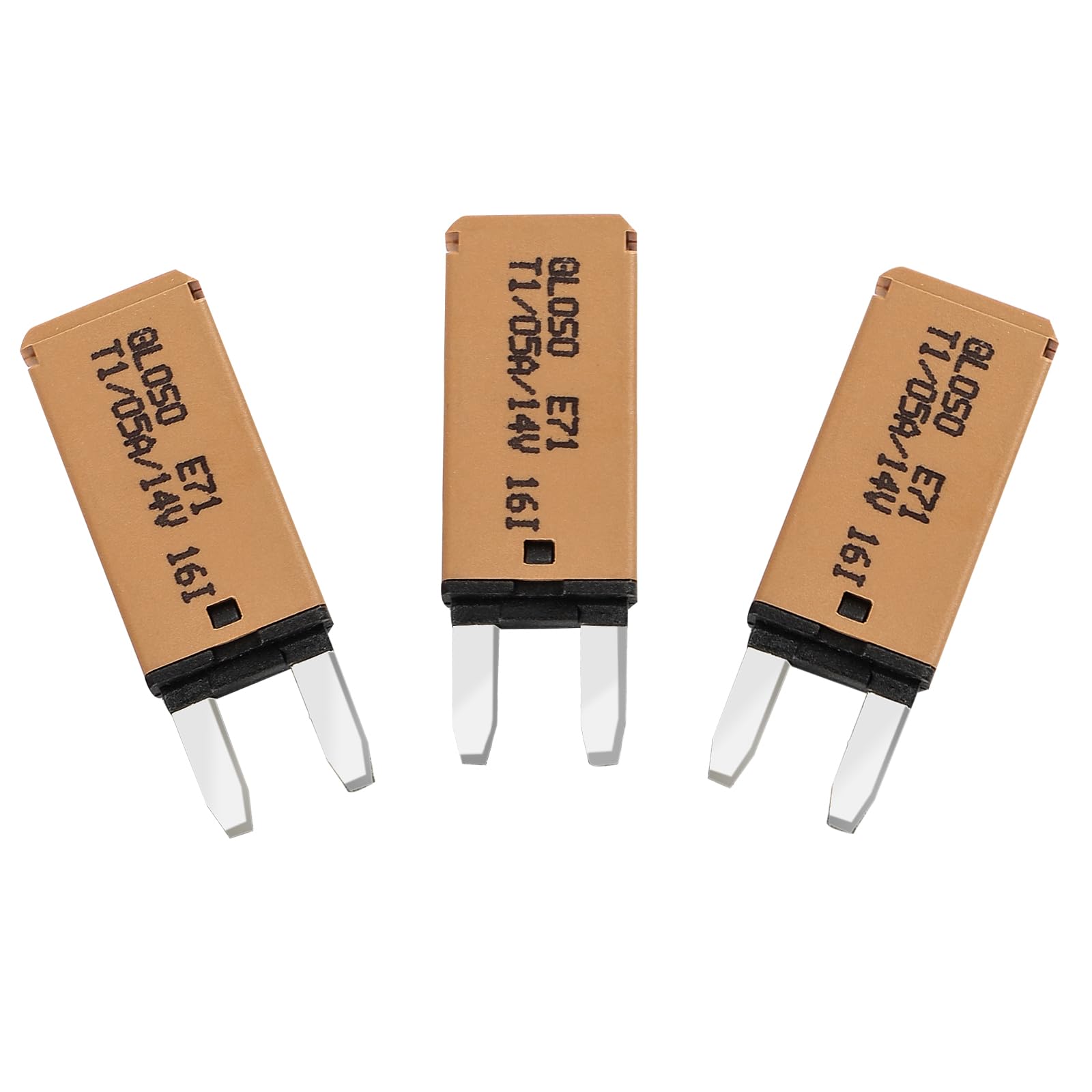 GLOSO Blade Circuit Breaker Mini RV Marine Boat Truck Yacht Auto Reset Audio Solar System Protection ATO ATC 5 Amp 3 PACK E71
