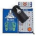 ZenGuru Best Acupressure Mat & Pillow Set - Effective Remedy for Pain and Stress Relief - with Magnet Therapy - Includes Carry Bag & Reflexology Foot Chart (Blue)