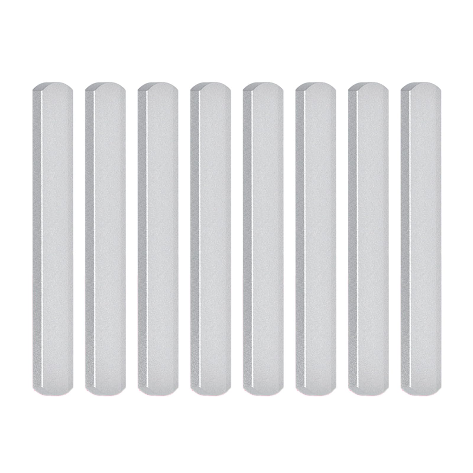 Ragyzity 8pcs Steel Plates for Weighted Vest, Weighted Strength Training Plates for Fitness Exercise, Rustproof Strength Training Weight Long Steel Plate, Adjustable Round Head Rustproof