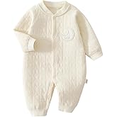 KARUNEL Baby Boy Girl Romper Cotton Long Sleeve Onesie Clothes One-Piece Newborn Outfit Infant Striped Bodysuit Jumpsuit