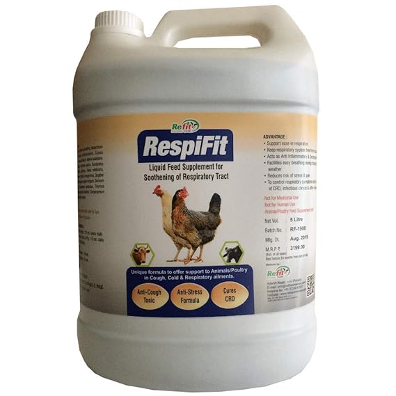 REFIT ANIMAL CARE Cattle and Poultry Respiratory and Cough Medicine
