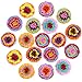 Supla 18 Pcs Fiesta Paper Flowers Pom Poms Flowers Tissue Pom Poms Fiesta Flower Tissue Centerpiece 15.4