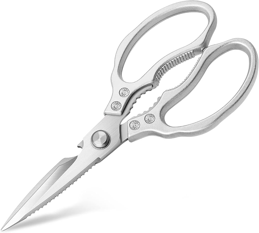 CGBE Kitchen Scissors Heavy Duty 8.9 Inch Stainless Steel Sharp Shears