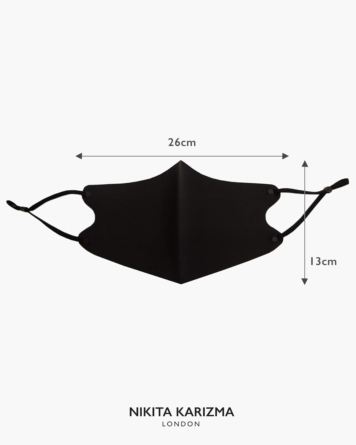 KARIZMA Face Wardrobe in Black Fabric Face Masks 6 Pieces Black Everyday Monday to Sunday, 7 count (Pack of 1) - Image 4