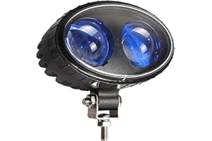 Fuguang LED Forklift Safety Light Blue Spot Light, Warehouse Safe Warning Light 8W Led Chip 10V-100V Wide Voltage 250LM