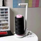 Large Capacity Thread Spool Stand, Thread Stand for Sewing Machine ，White | Universal Household Spool Holder with Anti-Tangle Guide, 3D Printed Spool Bracket Tool for Sewing Lovers, Fits Most Machines