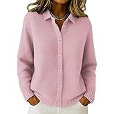 Women’s Plaid Print Buttoned Cardigan Sweater Soft Long-Sleeve Checkered Knitwear