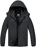 ELLSWOS Men's Waterproof Raincoat Lightweight Rain