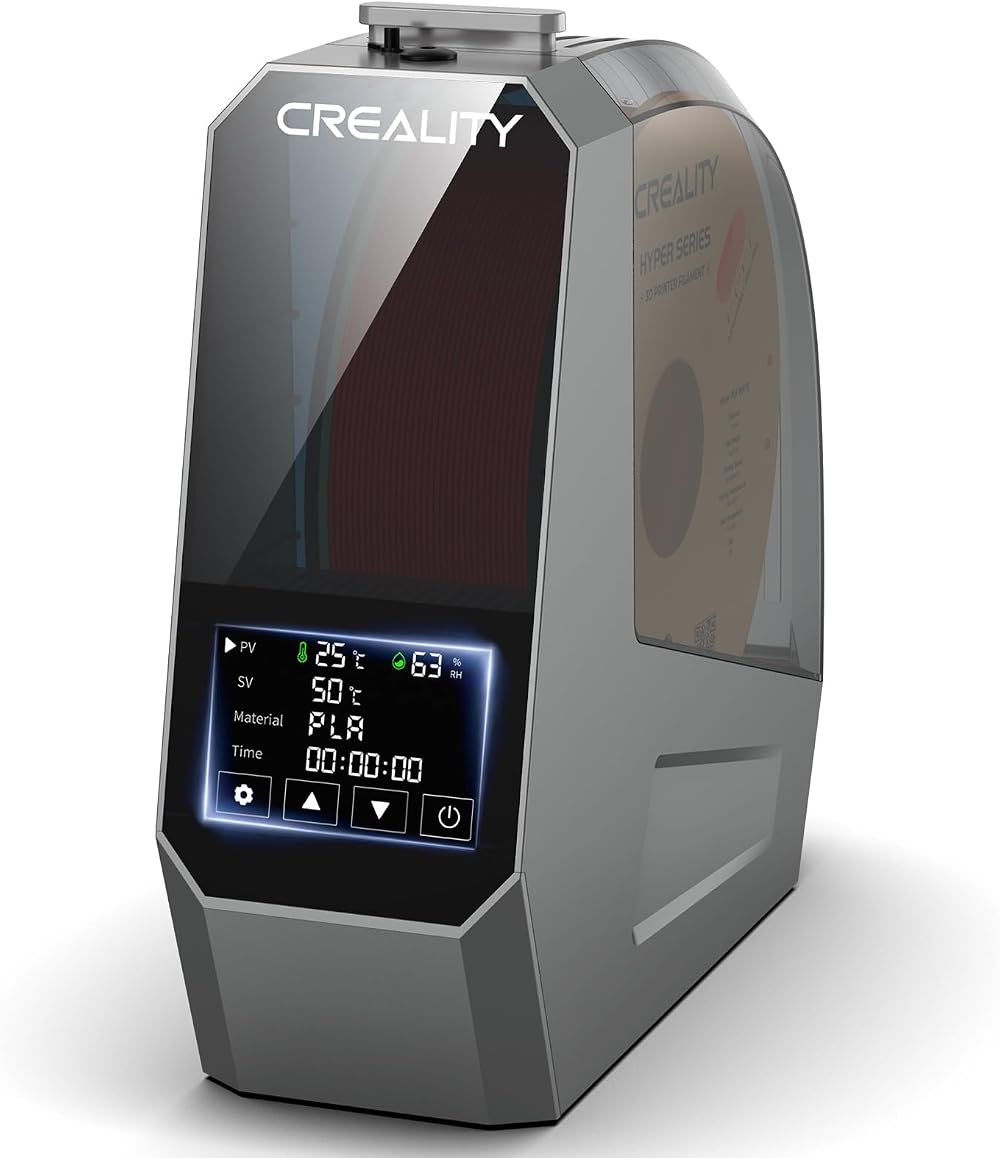 Creality Space PI Filament Dryer 1kg 1.75/2.85mm 360° Hot Air 110W PTC