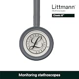Littmann Classic III Monitoring Stethoscope Gray Tube 27 inch 5621 view 4