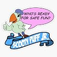 Amazon.com - LAD Studio Scooty Puff Jr Sticker Vinyl Bumper Sticker ...