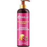 Mielle Organics Pomegranate &amp; Honey Detangling Conditioner for Curly Hair - Deep Moisturizing Conditioner to Help Strengthen Strands, Prevents Breakage and Split Ends &amp; Improves Hydration (12 Fl Oz)