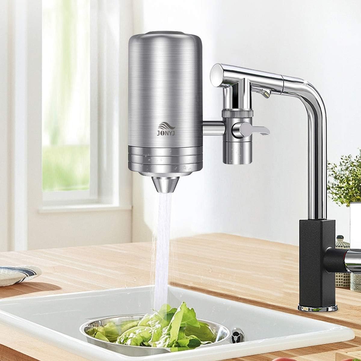 JONYJ Replacement Filters for UF Faucet Filtration System, Reduces Chlorine and More, Last Up to 3 Months: Home & Kitchen