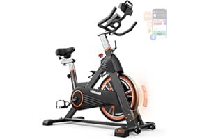 YOSUDA PRO Magnetic Exercise Bike 350 lbs Weight Capacity - Indoor Cycling Bike Stationary with Comfortable Seat Cushion, Silent Belt Drive 010C