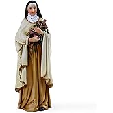 Joseph's Studio Roman St Therese Figurine Renaissance Collection 4 Inch Multicolor
