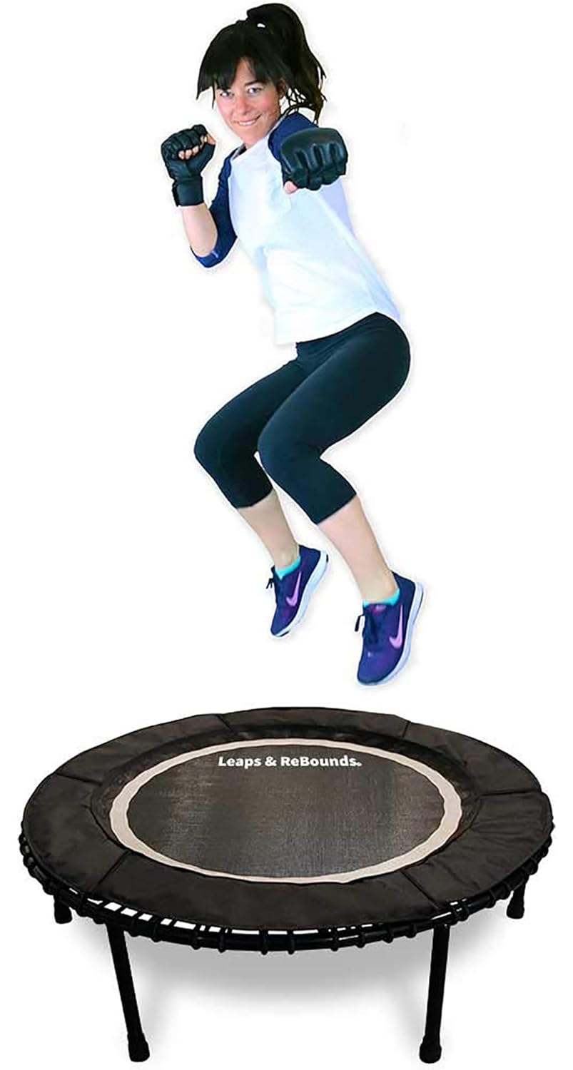 Leaps & ReBounds Rebounder Fitness Trampoline FullSize Protective