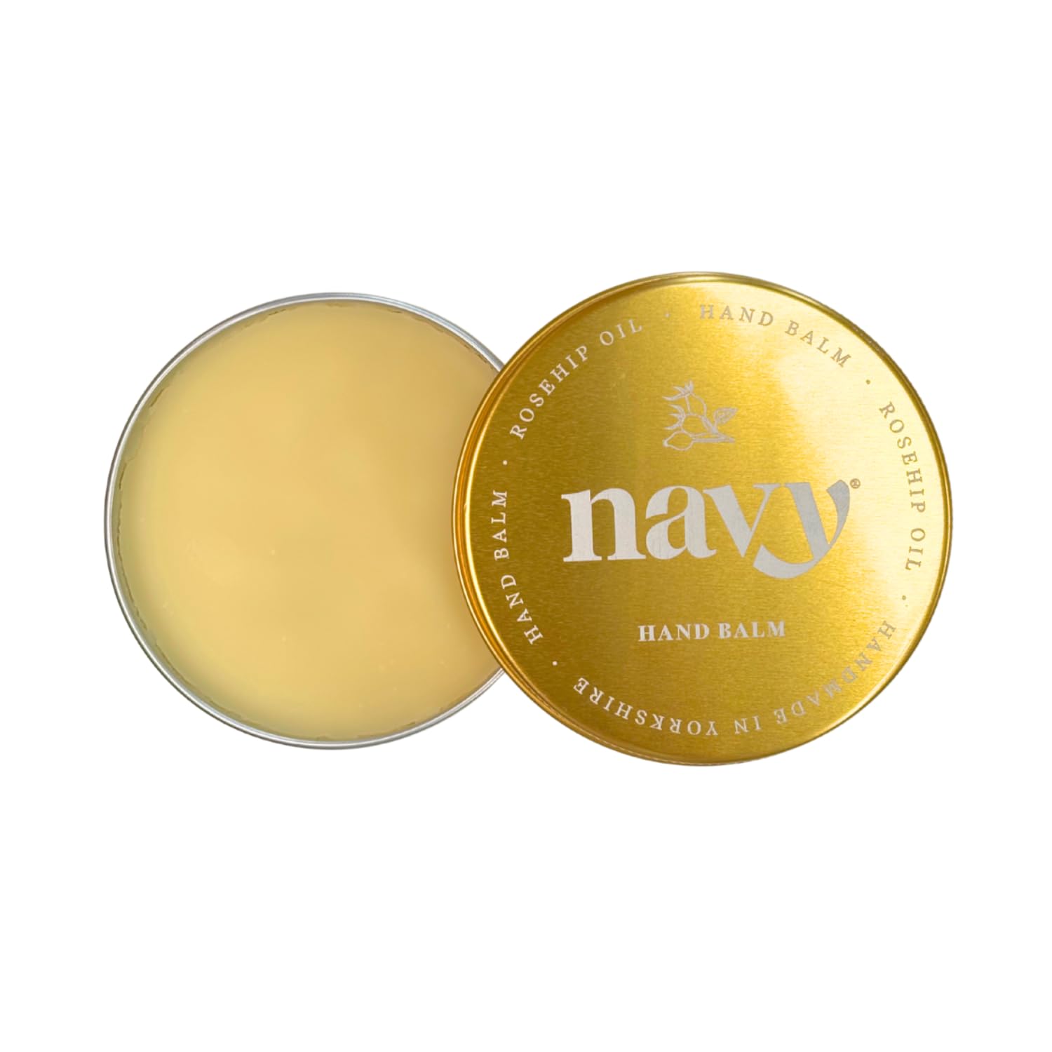 Navy Hand Balm 60ml | Enriched with Rosehip Oil, Aloe Vera & Coconut Oil | Deeply Nourishes & Moisturises Hands, Nails & Cuticles | Vegan & Cruelty-Free | Aloe Vera Hand, Nail & Cuticle Oil Balm