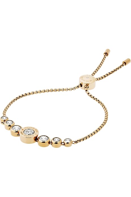 Amazon.com: Michael Kors Stainless Steel and Cubic Zirconia Chain 