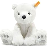 Steiff Lasse Polar Bear Plush Stuffed Animal Toy Friend, White, 11"