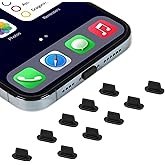 CaseBuy 10x Anti Dust Plugs Compatible with iPhone 14, 14 Pro Max, 13, 13 Pro, 12, 12 Pro Max, 11, 11 Pro, X, XS, XR, 8, 7, i