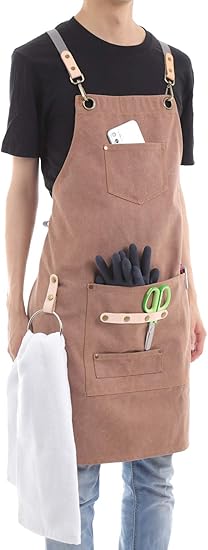 Amazon Co Jp Next Oasis エプロン メンズ キャンバス デニム フリーサイズ 多機能ポケット タオルリング 仕事エプロン スタイリスト バーベキュー ガーデニング コーヒー 服 ファッション小物