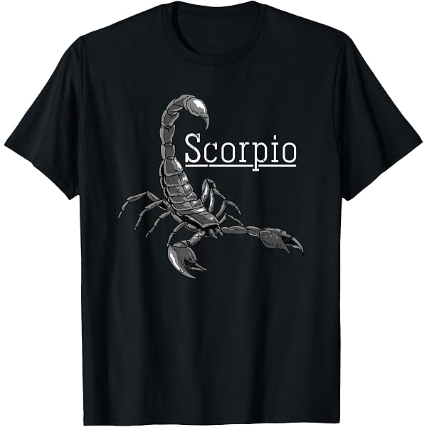 Scorpio Zodiac T-Shirt For Men & Women - Birthday Gift For October November Born, Unisex Tee